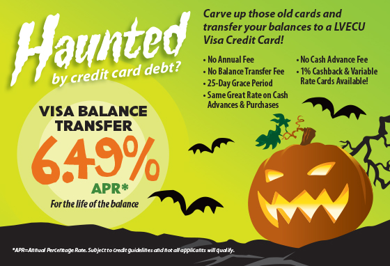 Haunted by credit card debt?