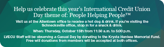 Help us celebrate this year’s International Credit Union Day